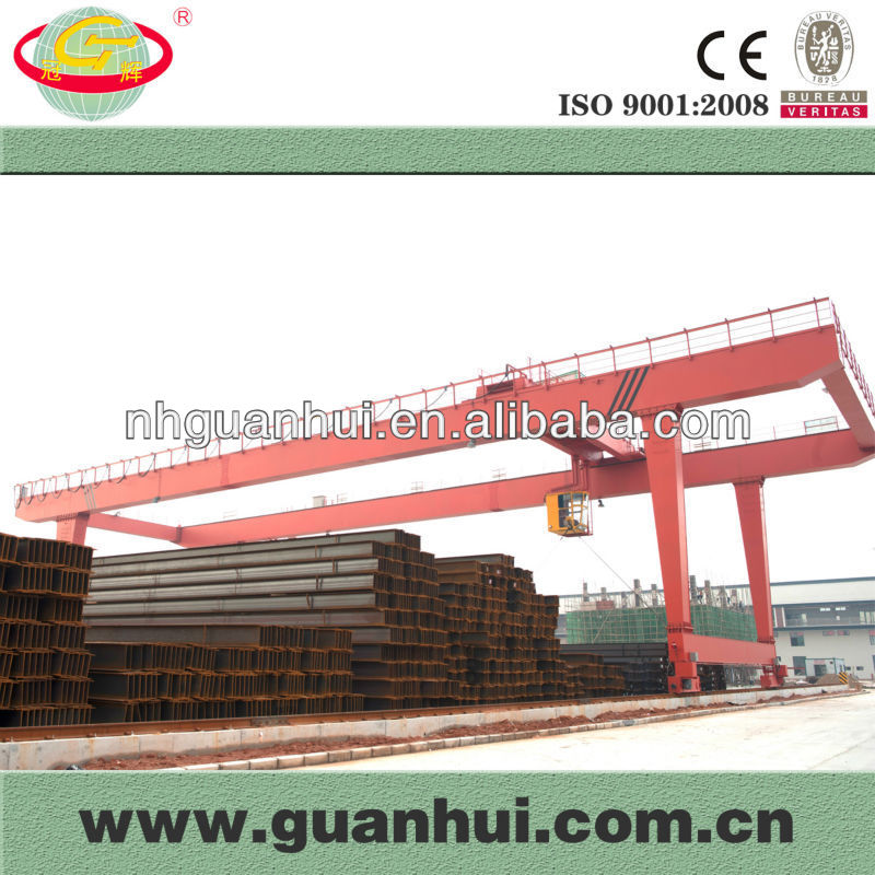 steel mill plant double girder gantry crane lifter