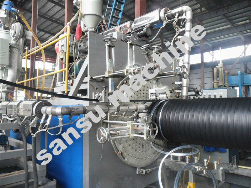 steel reinforced 300-3000mm HDPE drain pipe production line