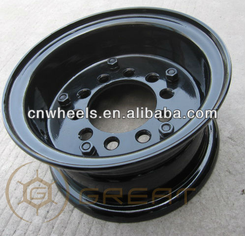 Steel toyota forklift wheel rims parts with High Quality 5.00F-10 forklift wheel