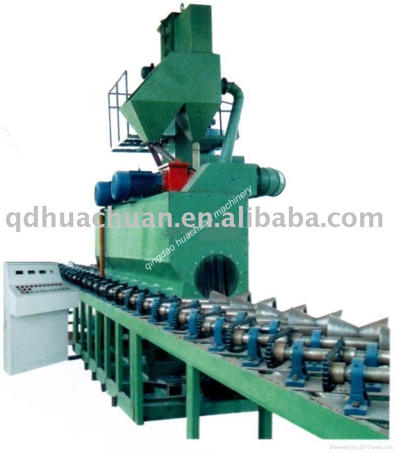 steel tube shot blasting machine