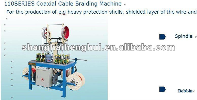 steel wire copper braiding machine