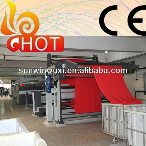 Stenter for open width knitted fabric tentering process