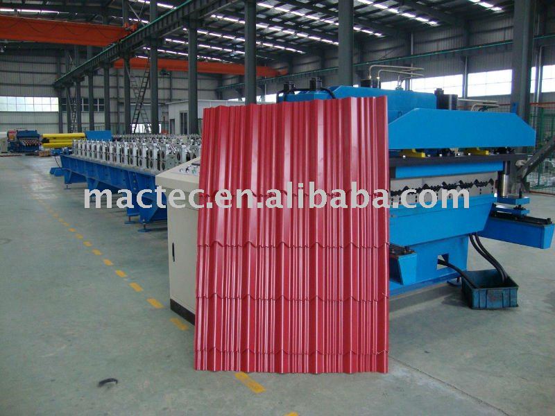 Step Tile Roll Forming Machine