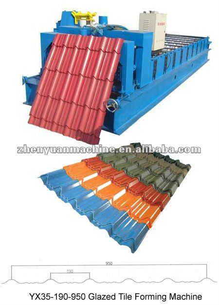 step tile roll forming machine