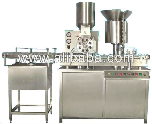 Sterile Powder Filling with Stoppering Machine