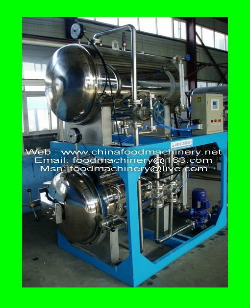 sterilization equipment, food sterilizer, High temperature food sterilization equipment