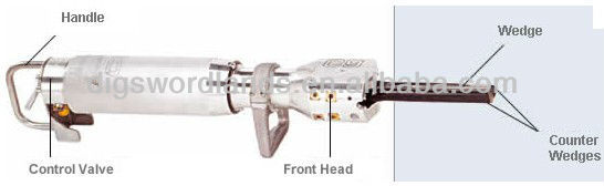 Stone Separater, Petro Motor Powerpack Hydraulic Rock Splitter