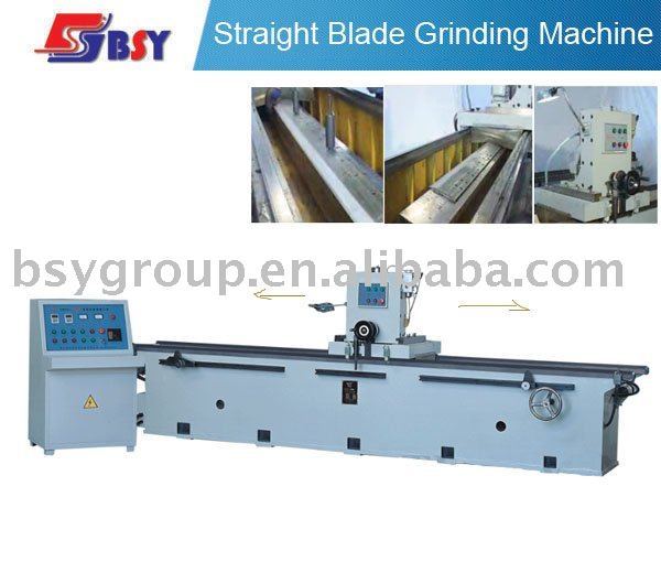 Straight blade grinder sharpener