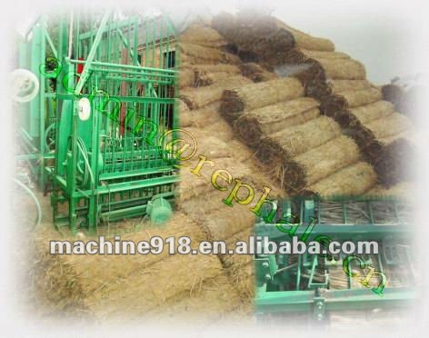 Straw mat knitting machine