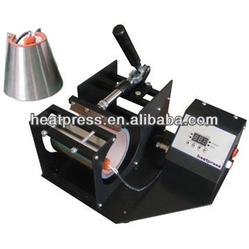 Sublimation Mug Heat Transfer Printing Machine For Conical/Round Cup Different Heating Element