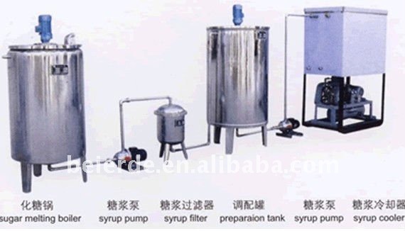 sugar processing system, carbonated drink processing machine, filling machine, carbonated drink machine