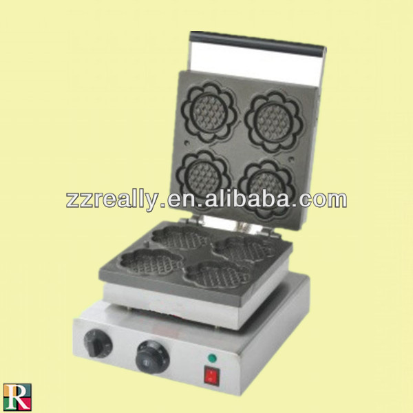 sunflower shape low price with CE approved OEM waffle bakery