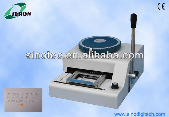 Superior Number Plate Embossing Machine Price is good, Quality is the best - Model:HD-68C/70C model Code Printer