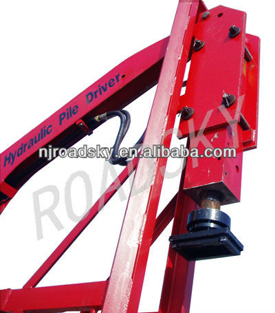 Supply Used Pile Driver for Installing Guardrail Post