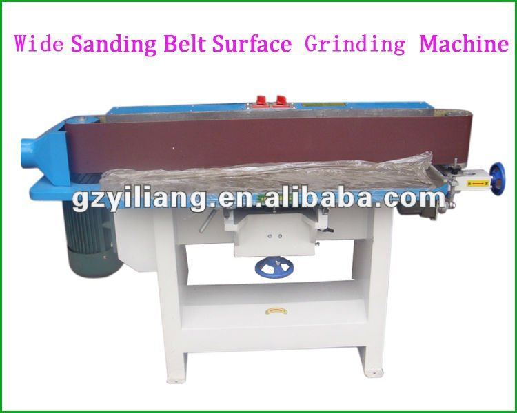 surface grinding stainless steel machine with sanding belt.