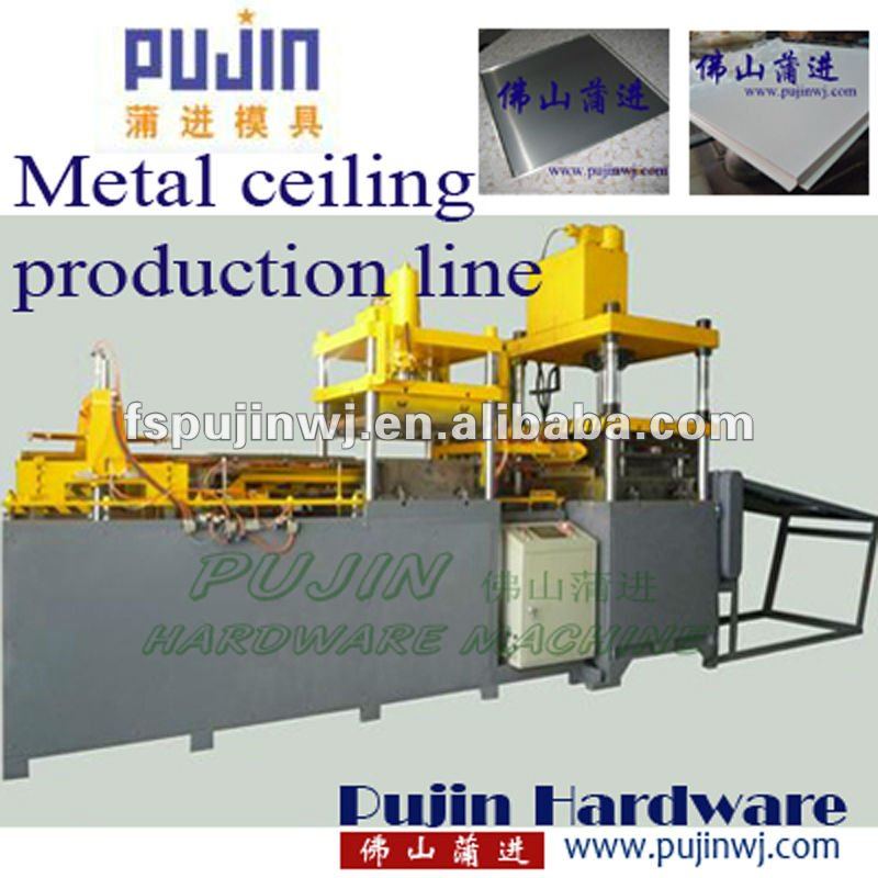 Suspension ceiling board making machine