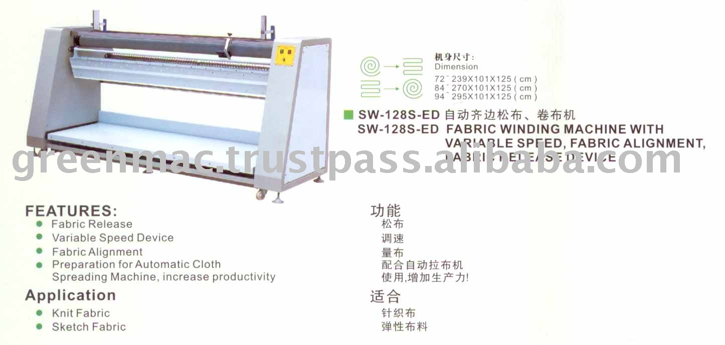 SW-128S-Ed Fabric Winding Machine