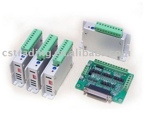 sw_4AXIS_7A_001 CNC ROUTER 4 Axis Stepper motor Driver ,MILL , 7A CNC DB25 Breakout Board adapter Kit