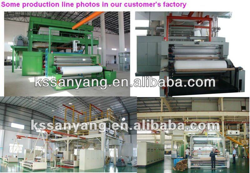 SY low denier 3.2m S/SS non woven fabric making machine