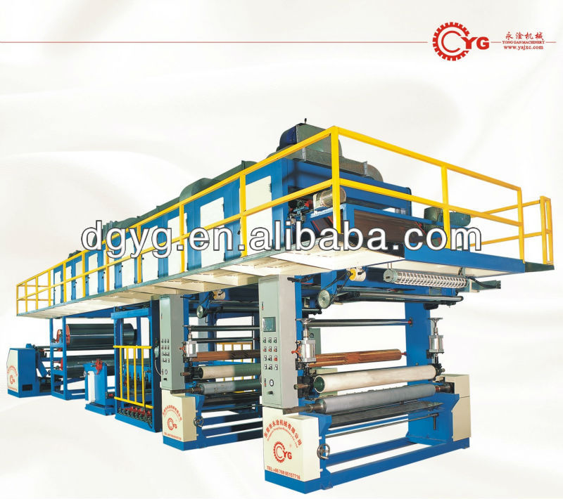 Synthetic leather machine for surface treating