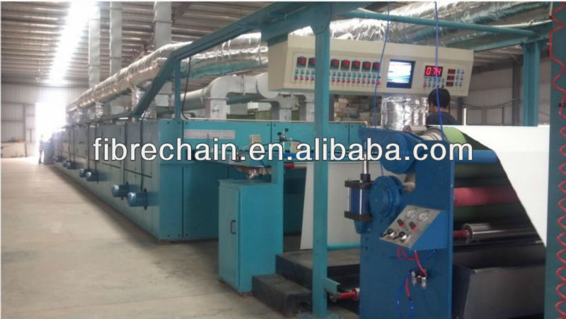 synthetic leather substrate stenter (heat setting stenter, textile finishing machinery)