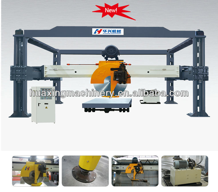 SZSJ160 Four-Column Two-way Diamond Disc Stone block cutting machine