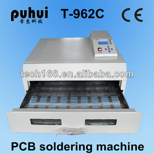 T-962C desktop infrared reflow oven, smt reflow oven,bga soldering station,taian, puhui,manufacturer