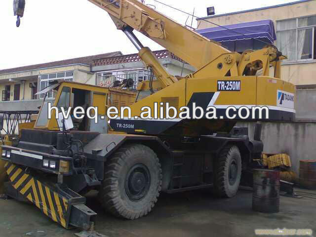 Tadano rough terrain crane 25ton TR-250M