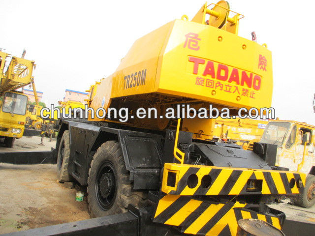 Tadano used Tadano rough terrain crane 25t TR250M, original from Japan