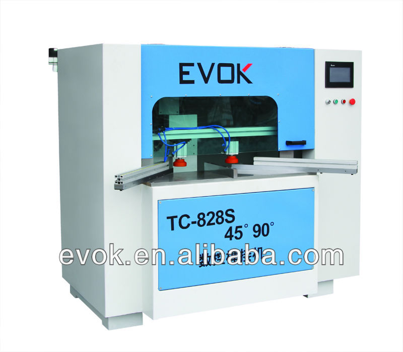 TC-828S CNC 45 and 90 degree mortising machine