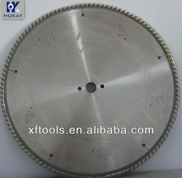 TCT saw blade for cutting aluminum