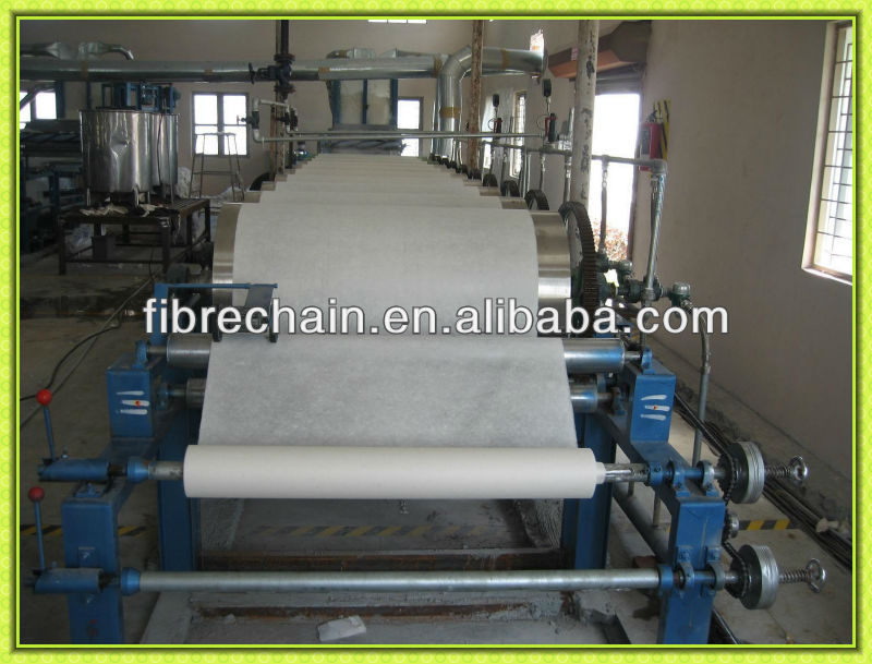 tear-away embroidery backing interlining line (cotton made paper machine, interlining machine)