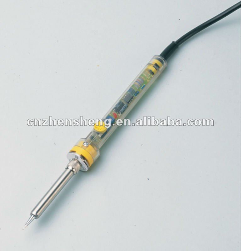 Temperature adjustable soldering iron