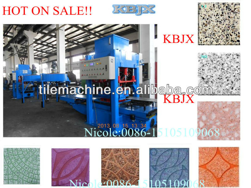 Terrazzo floor tiles machine