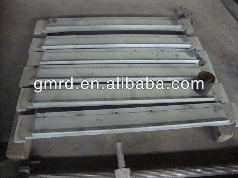 textile recycling machine part--cotton feed plate