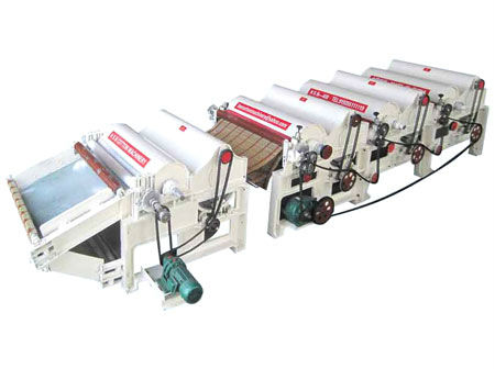 textile waste recycling line