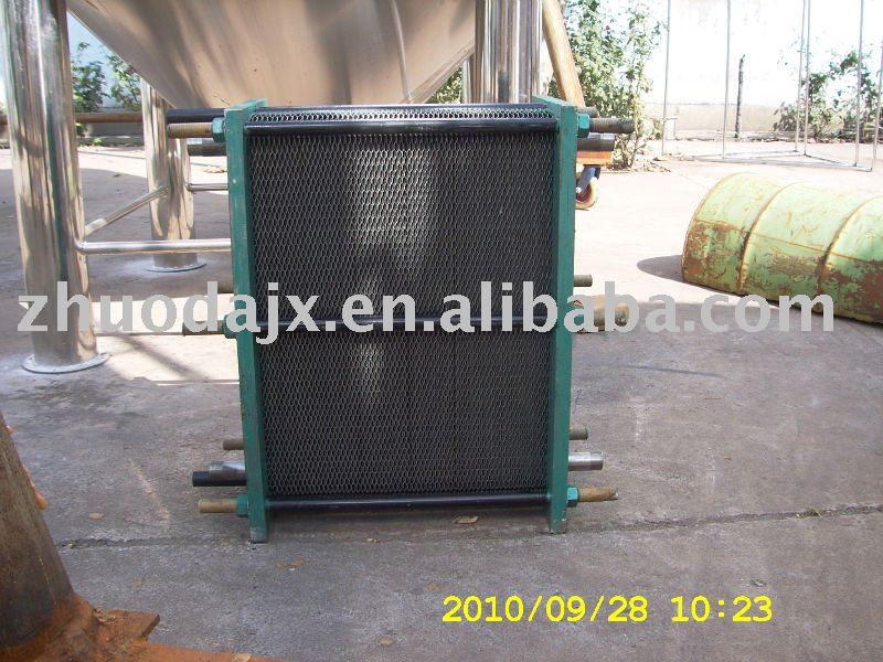 The beer equipment-heat exchanger