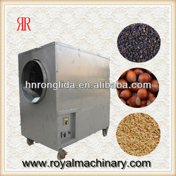 the newest energy saving nut roasting machine with high efficiency