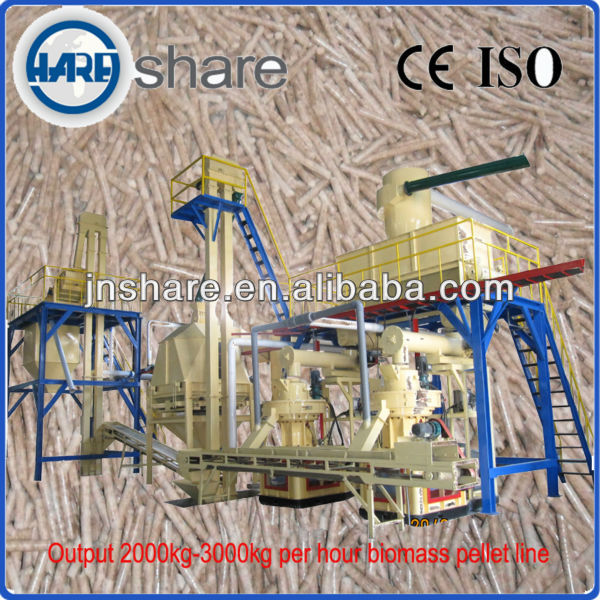 The pellet line/ wood pellet line/ pellet making machine line