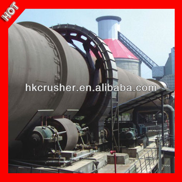 The small cement rotary kiln