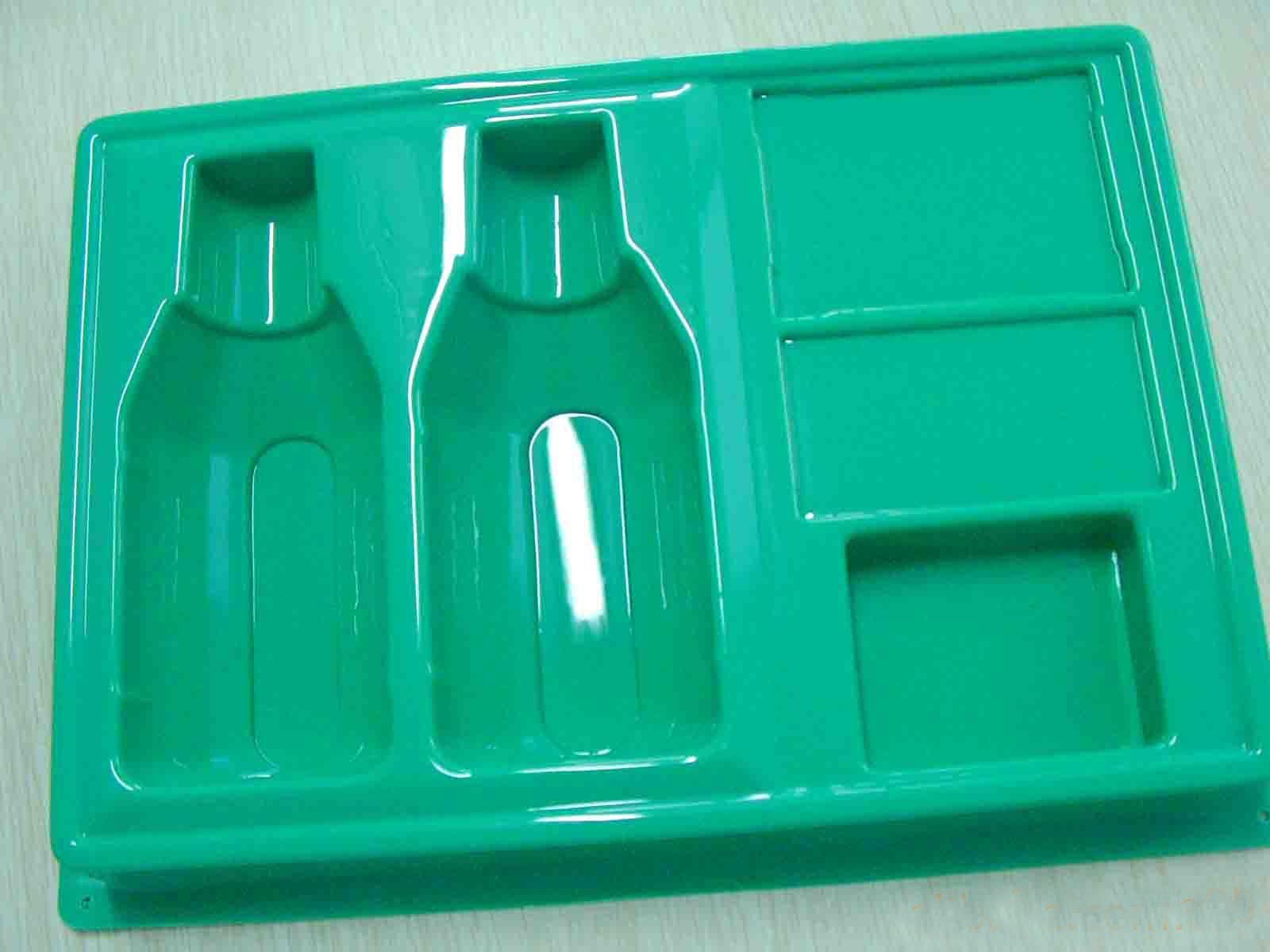 Thermoformed plastic food packing