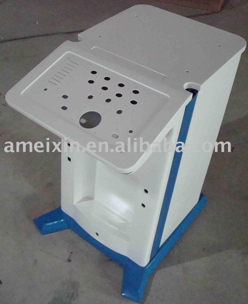 Thermoforming plastic machine desk cover