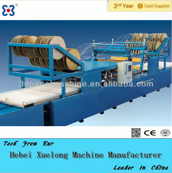 three dimensional panel production line ,tridi panel machine , 3D panel machine