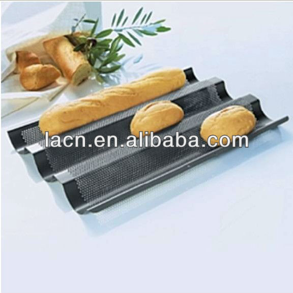 THREE GROOVE FRENCH BAKING TRAY