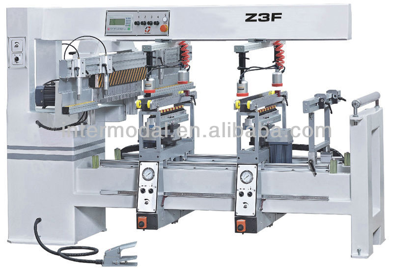 Three lines boring machine