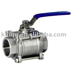 three-piece female thread ball valve