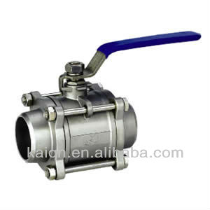 Three Piece Welded Ball Valve