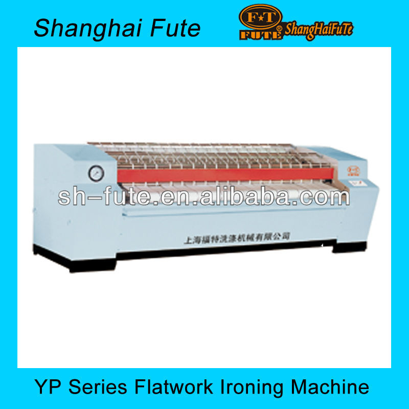 three rollers steam heating industrial ironing machine