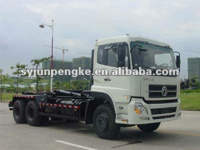 Tianlong 6*4 roll-off garbage collecting truck