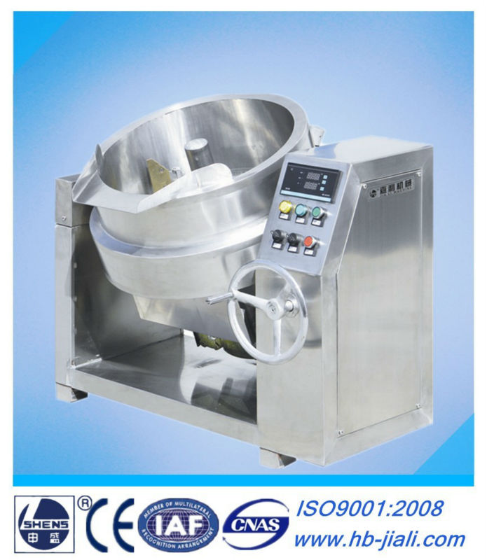 Tilting industrial chili sauce making machine